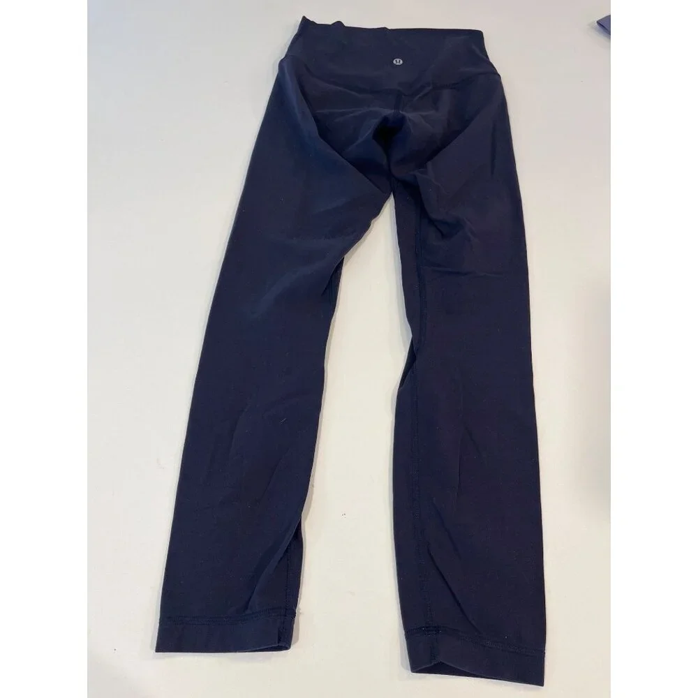 Lululemon High-Waisted Navy Blue Align Leggings Yoga Pants Womens Size S - Picture 2 of 9